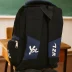 Rucsac sport cu buzunare laterale si fermoare Sport NegruAlbastru - RS01