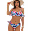 Costum de baie cu push-up si volane Casablanca