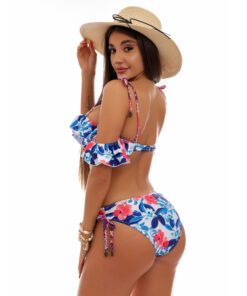 Costum de baie cu push-up si volane Casablanca