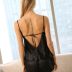 Set pijama satin doua piese Yemen Negru