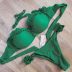 Costum de baie cu push-up si clip brazilian Delilah Verde