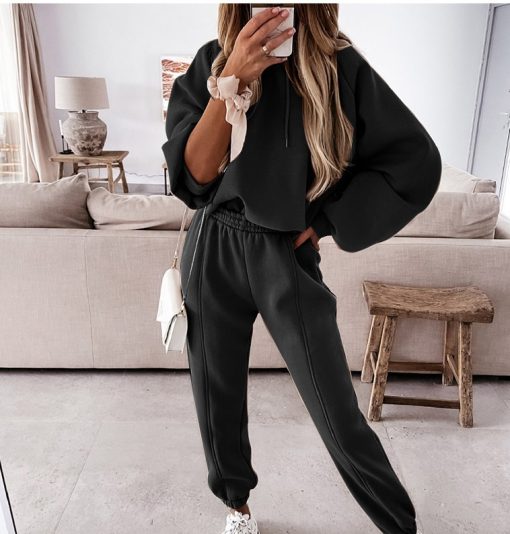 Compleu trening gros 2 piese over size Oana Negru-OA01