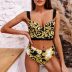 Costum de baie cu talie inalta Pina Colada Gold