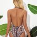 Costum de baie intreg cu imprimeu animal print Lorena