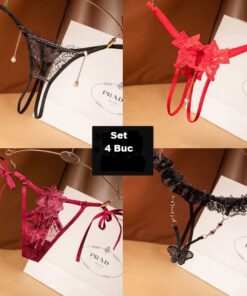 Set 4 culori bikinii tanga Marymar-BK02