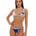 Set 3 pise Costum de baie cu slip brazilian si rochita Andreea