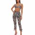 Set Costum de baie cu slip brazilian si pantaloni Zebra