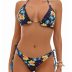Costum de baie cu slip brazilian si imprimeu floral Colorado Springs