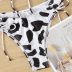 Costum de baie cu slip brazilian Larissa albnegru (3)