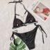 Costum de baie cu slip brazilian si pietre Kefalonia Negru (2)