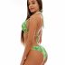 Set 3 piese Dres de baie cu slip brazilian Rio de Janeiro Verde