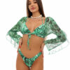 Set 3 piese costum de baie si bluza Cape Verde