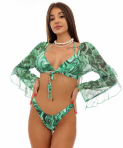 Set 3 piese costum de baie si bluza Cape Verde