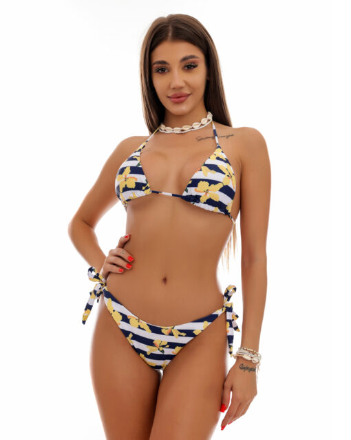 Costum de baie 4 piese cu slip brazilian Katerini