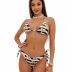 Costum de baie 4 piese cu slip brazilian Katerini
