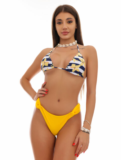 Costum de baie 4 piese cu slip brazilian Katerini