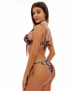 Set 3 piese Costum de baie cu tunica Wild Side