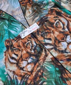 Set Costum de baie si Cardigan cu imprimeu Panthera Tigris