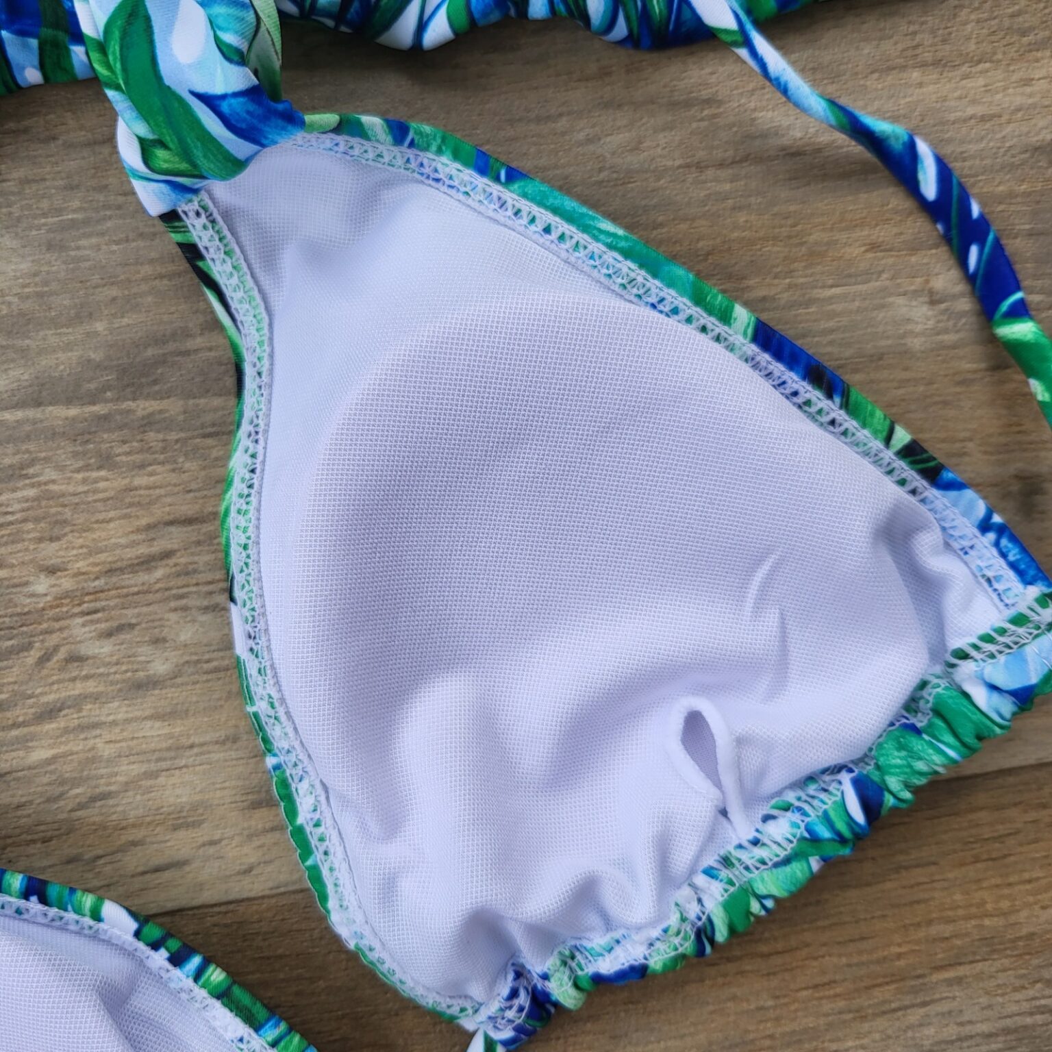 Set Costum de baie si Cardigan cu imprimeu palmier Sea Breeze