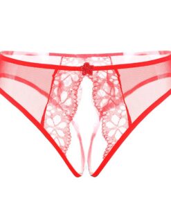 Set 2 bikinii rosu & negru din dantela Sunny-2221