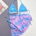 Costum de baie 3 piese cu slip brazilian Botswana Mov