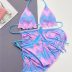 Costum de baie 3 piese cu slip brazilian Botswana Mov