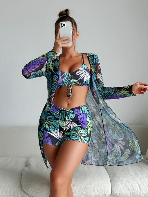 Costume de baie si tunica Cayman Negru