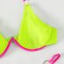 Costum de baie cu slip brazilian Slama Neon