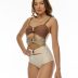 Costum de baie intreg cu slip clasic Seychelles Cream
