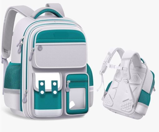 Ghiozdan Scolar,Gri impermeabil, doua marimi– GS2A (3) Ghiozdan Scolar,Gri impermeabil, doua marimi– GS2A