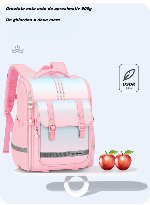 Ghiozdan Scolar,Roz impermeabil 36x27x15cm – GS0R (5) Ghiozdan Scolar,Roz impermeabil 36x27x15cm – GS0R