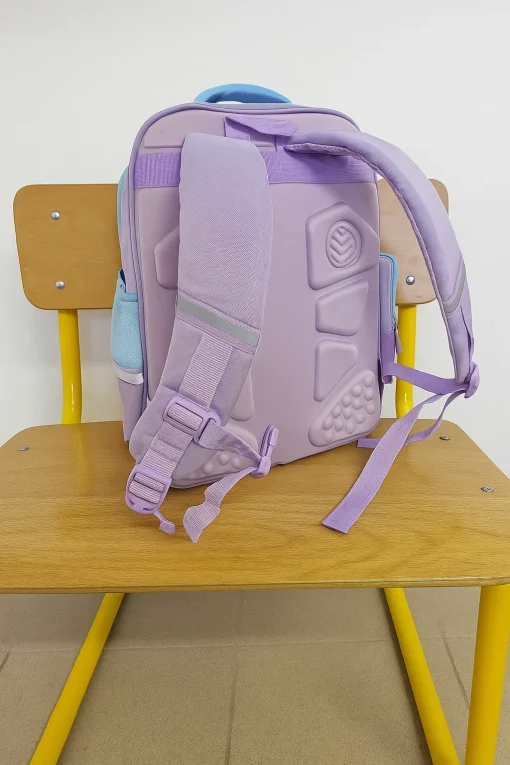 Ghiozdan Scolar MovSky , Geanta meditatii Mov, penar, insigne, ecuson si Ceas Roz cadou, doua marimi– GS10M back (2) Ghiozdan Scolar MovSky , Geanta meditatii Mov, penar, insigne, ecuson si Ceas Roz cadou, doua marimi– GS10M