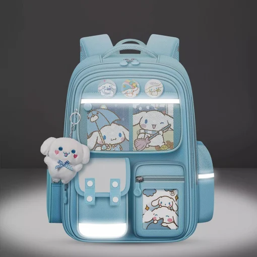 Ghiozdan Scolar Albastru, Geanta meditatii Albastra, penar 3D, insigne, jucarie plush si Ceas Roz cadou, doua marimi– GS12A (1) Ghiozdan Scolar Albastru, Geanta meditatii Albastra, penar 3D, insigne, jucarie plush si Ceas Roz cadou, doua marimi– GS12A