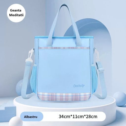 Ghiozdan Scolar Albastru, Geanta meditatii Albastra, penar 3D, insigne, jucarie plush si Ceas Roz cadou, doua marimi– GS12A (3) Ghiozdan Scolar Albastru, Geanta meditatii Albastra, penar 3D, insigne, jucarie plush si Ceas Roz cadou, doua marimi– GS12A