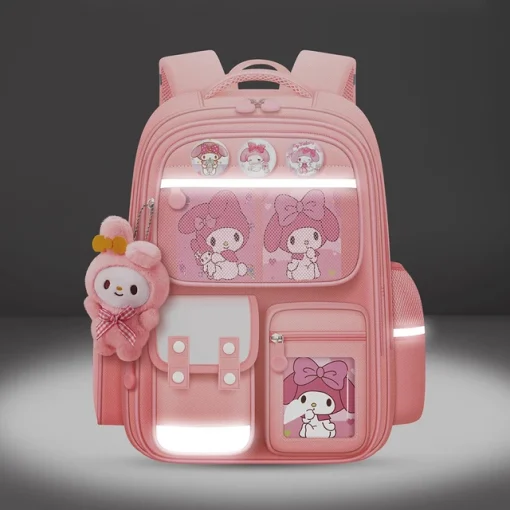 Ghiozdan Scolar Roz, Geanta meditatii Roz, penar 3D, insigne, jucarie plush si Ceas Roz cadou, doua marimi– GS11R (1) Ghiozdan Scolar Roz, Geanta meditatii Roz, penar 3D, insigne, jucarie plush si Ceas Roz cadou, doua marimi– GS11R